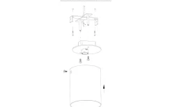 Plafonder < Eglo Polasso Takspotlight Ø10cm LED 3000K 3,3W Vit/Guld