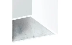 Plafonder-Eglo Polasso Takspotlight 10x10cm LED 3000K 3,3W Vit/Silver