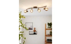 Avlånga Takspotlights|Takspot Med Minst 4 Lampor < Eglo Pollica Takspotlight 64cm Svart