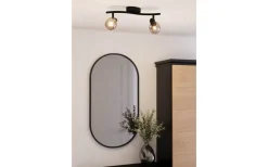 Avlånga Takspotlights|Takspot Med 2 Lampor-Eglo Pollica Takspotlight 37cm Svart