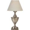 Bordslampor < PR Home Pollino Bordslampa 33cm Antiksilver/Offwhite
