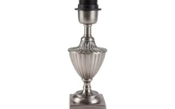 Lampfötter < PR Home Pollino Lampfot 24cm Antiksilver