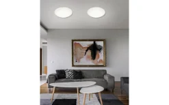 Badrumslampor Tak-Reality Pollux Plafond LED 27cm vit rörelsesensor + skymningssensor IP44