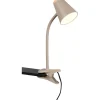 Klämlampor-Reality Pongo Klämlampa LED varmbeige