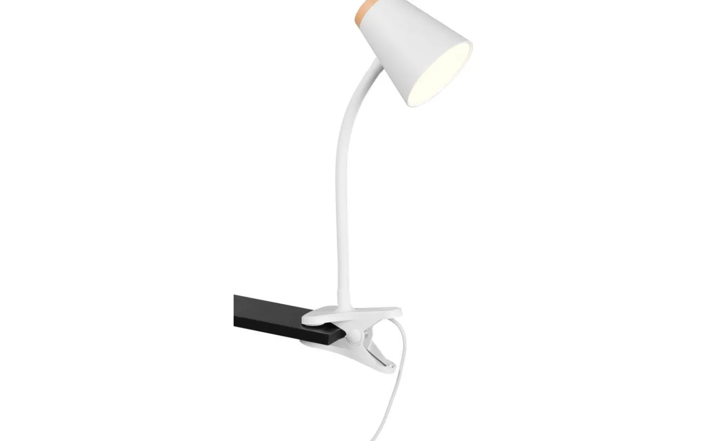 Klämlampor-Reality Pongo Klämlampa LED vit