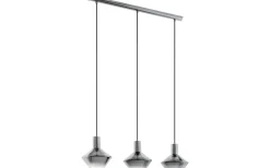 Avlånga Taklampor-Eglo Ponzano Taklampa 80cm Smoke
