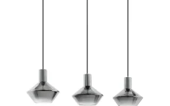 Avlånga Taklampor-Eglo Ponzano Taklampa 80cm Smoke