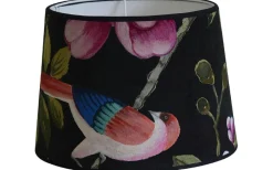 Mönstrade Lampskärmar-Hallbergs Porcelaine De Chine Lampskärm Ø35cm Svart