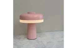 Uppladdningsbara Lampor Inomhus-Dyberg Larsen Porter Uppladdningsbar Bordslampa 16,5cm Rosa