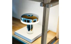 Uppladdningsbara Lampor Inomhus < Dyberg Larsen Porter Uppladdningsbar Bordslampa 16,5cm Krom