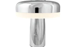Uppladdningsbara Lampor Inomhus < Dyberg Larsen Porter Uppladdningsbar Bordslampa 16,5cm Krom