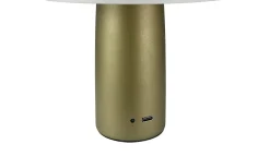 Uppladdningsbara Lampor Inomhus < Dyberg Larsen Porter Uppladdningsbar Bordslampa 16,5cm Metallic Grön