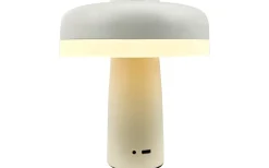 Uppladdningsbara Lampor Inomhus < Dyberg Larsen Porter Uppladdningsbar Bordslampa 16,5cm Pärlvit