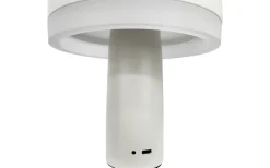 Uppladdningsbara Lampor Inomhus < Dyberg Larsen Porter Uppladdningsbar Bordslampa 16,5cm Pärlvit