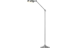 Golvläslampor-Markslojd Portland Golvlampa 143cm Krom