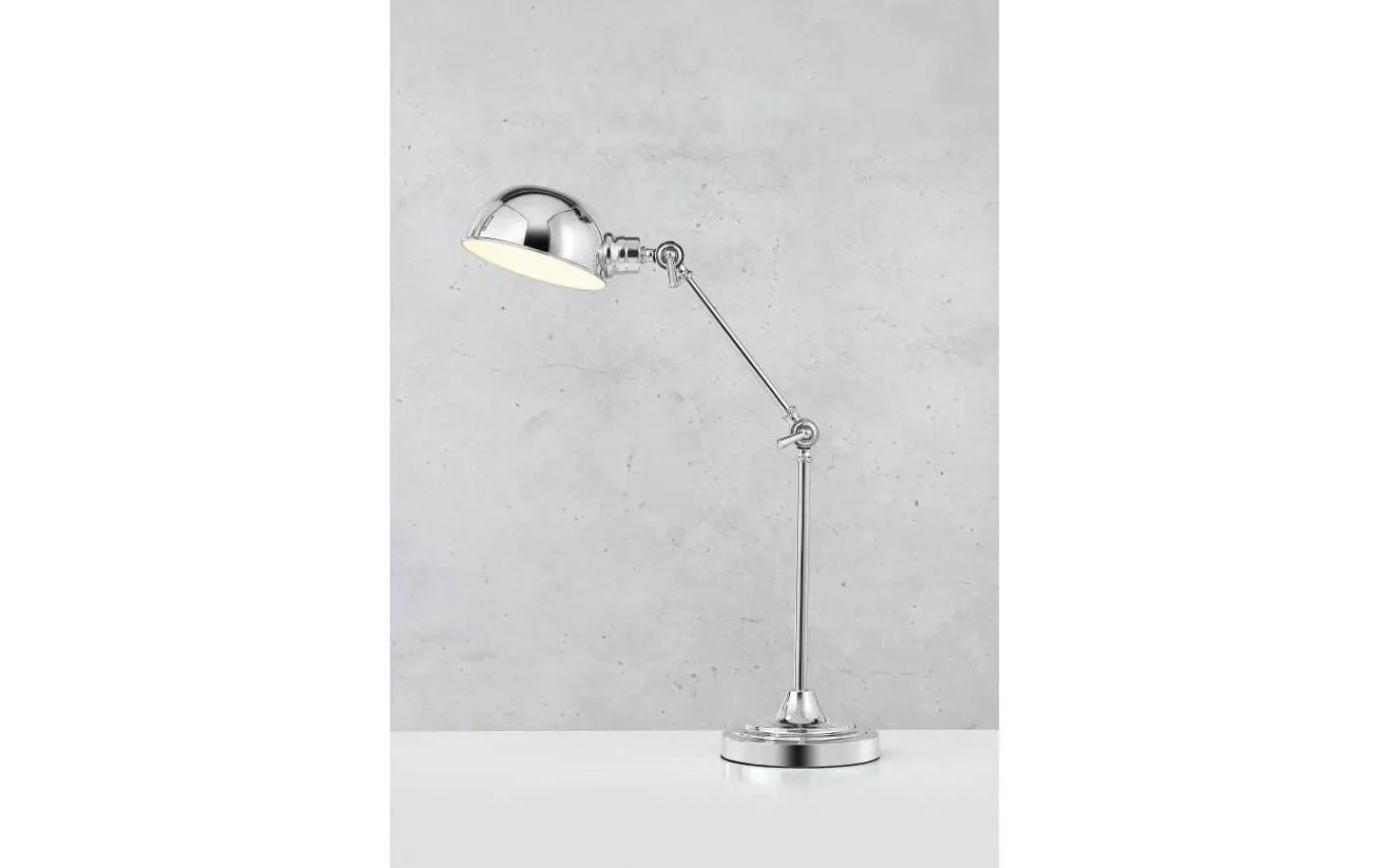 Skrivbordslampor-Markslojd Portland Skrivbordslampa 67cm Krom