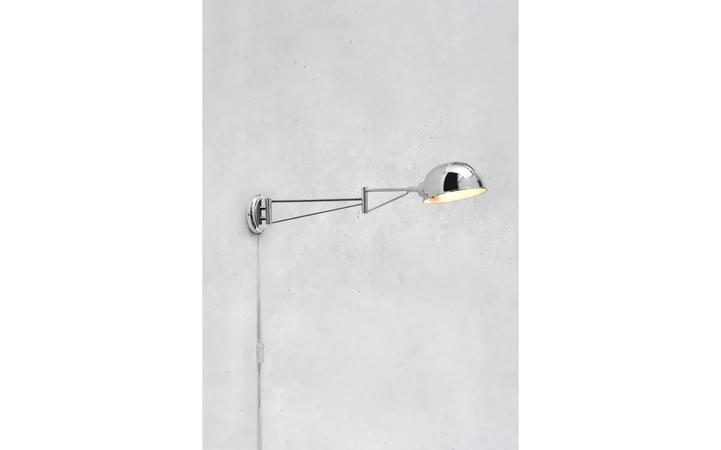 Läslampor < Markslojd Portland Vägglampa 76cm Krom