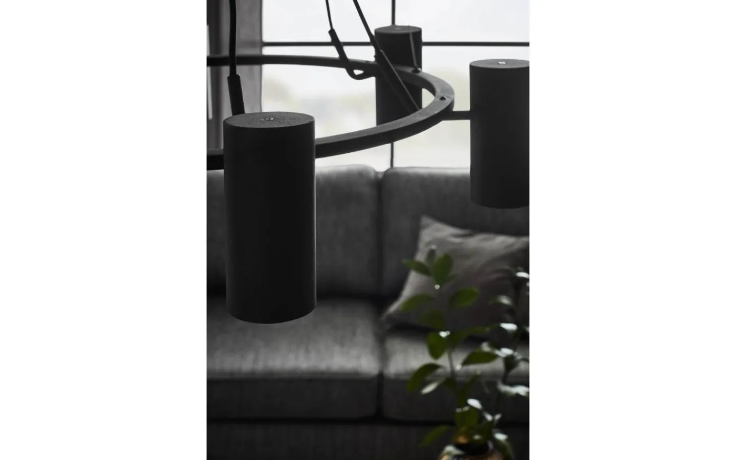 Stora Taklampor Ø70-150 Cm-Markslojd Porto Taklampa 73cm Svart