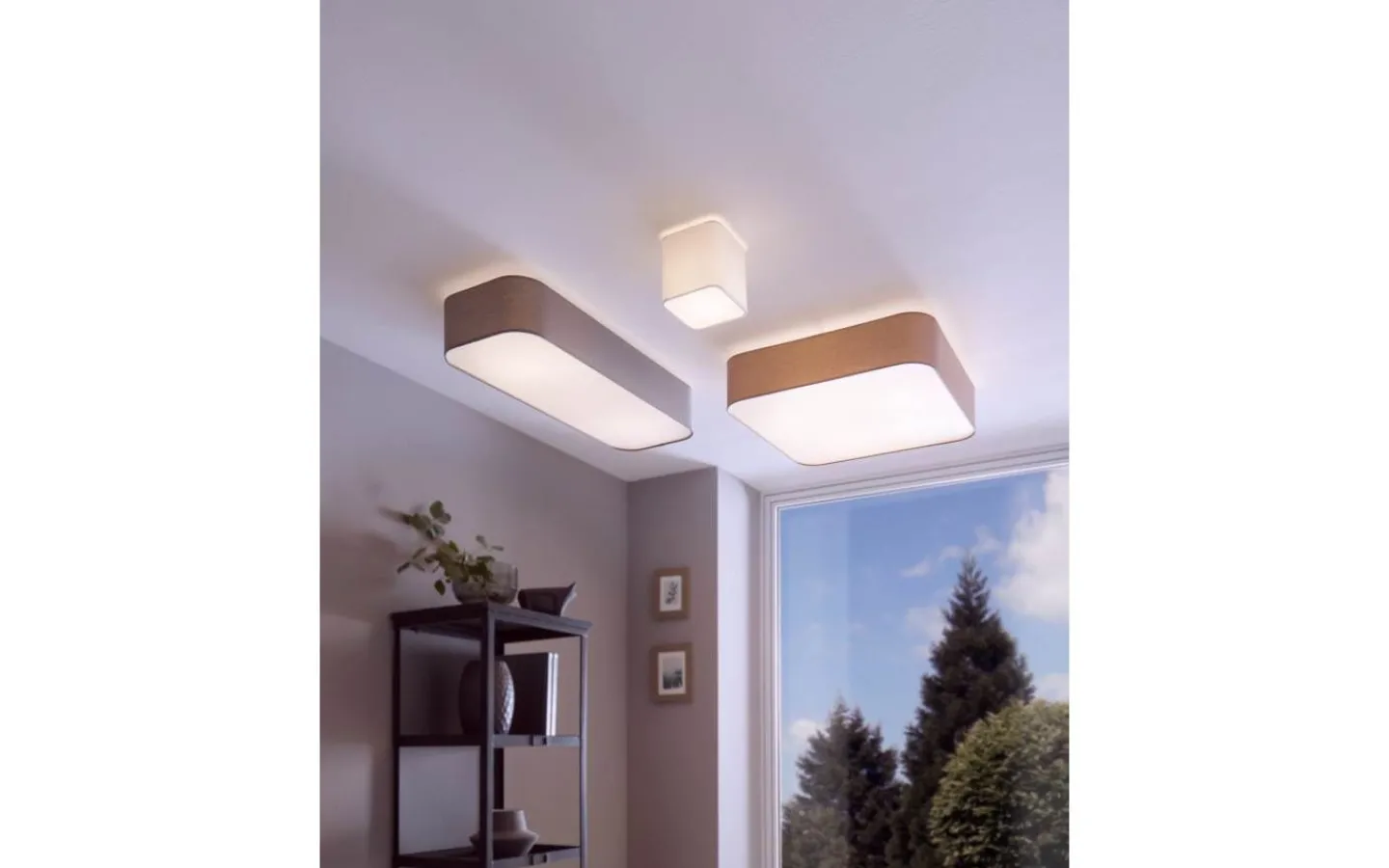 Plafonder-Eglo Posaderra Plafond 14cm Vit