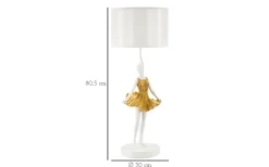 Bordslampor < Mauro Ferretti Power Bordslampa Dancer 90,5cm Vit