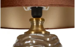 Bordslampor-Mauro Ferretti Prag Bordslampa 79cm Brun