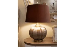 Bordslampor-Mauro Ferretti Prag Bordslampa 57cm Brun
