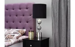 Vardagsrum|Bordslampor < Cottex Prakt Bordslampa 60cm Krom/Svart