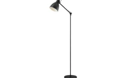 Golvläslampor < Eglo Priddy Golvlampa Svart