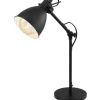 Skrivbordslampor-Eglo Priddy Skrivbordslampa 43cm Svart