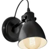 Läslampor-Eglo Priddy Vägglampa Svart