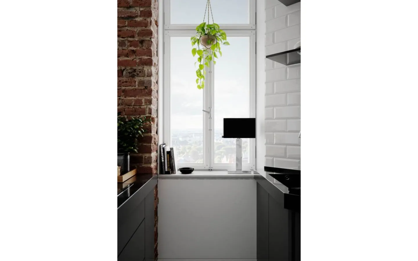 Bordslampor < By Rydens Prime Bordslampa 47cm Krom/Svart
