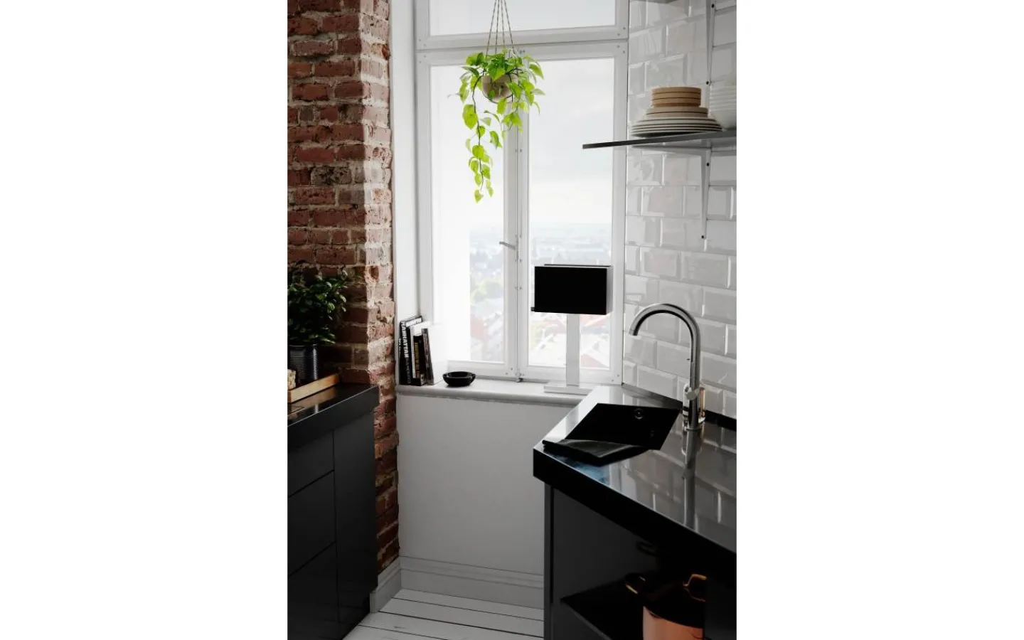 Bordslampor < By Rydens Prime Bordslampa 47cm Krom/Svart
