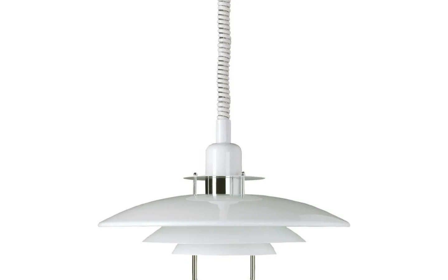 Kök & Matplats < Belid Primus II Hisslampa 43cm Vit/Krom