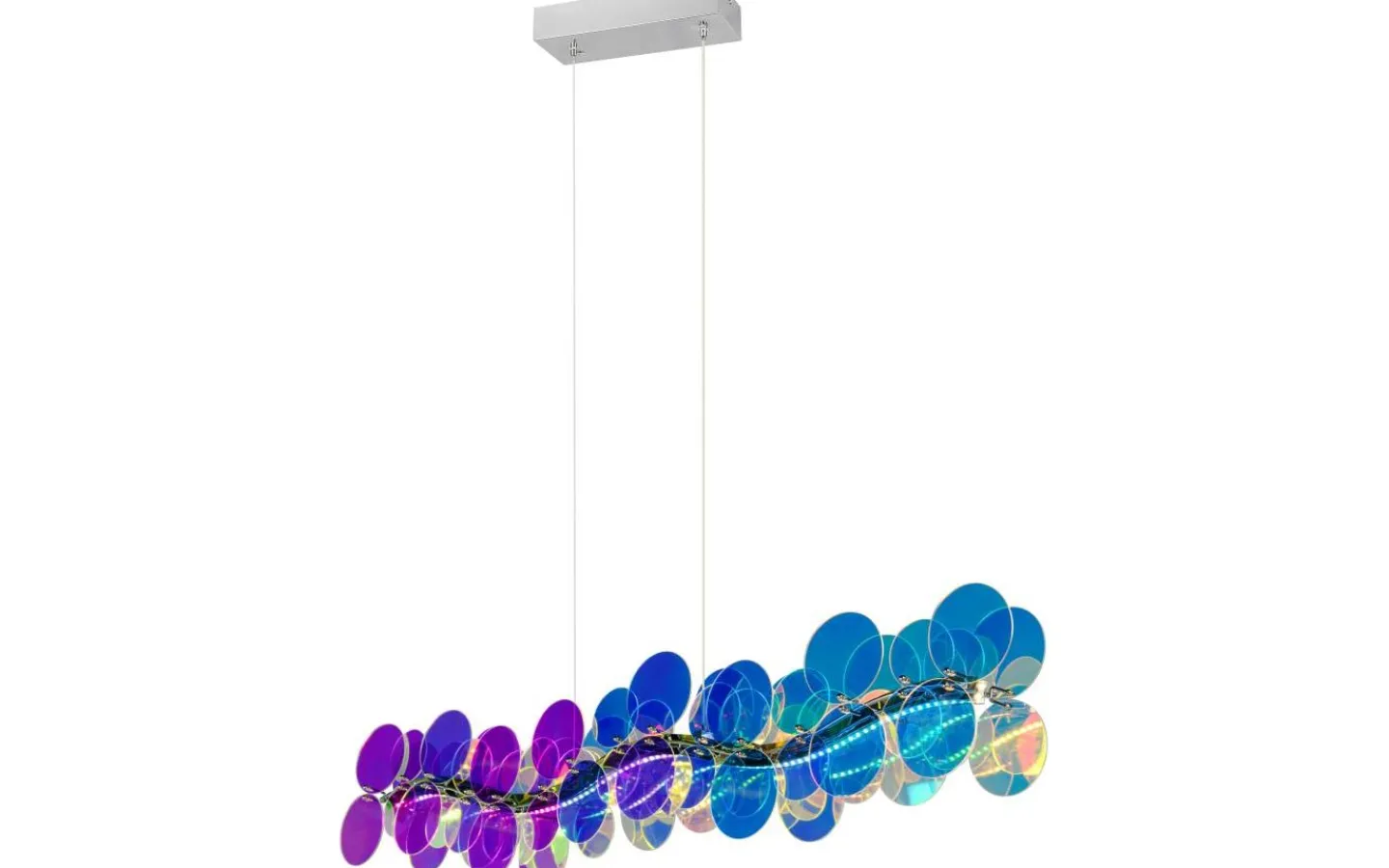Avlånga Taklampor-Reality Pulse Taklampa LED i krom