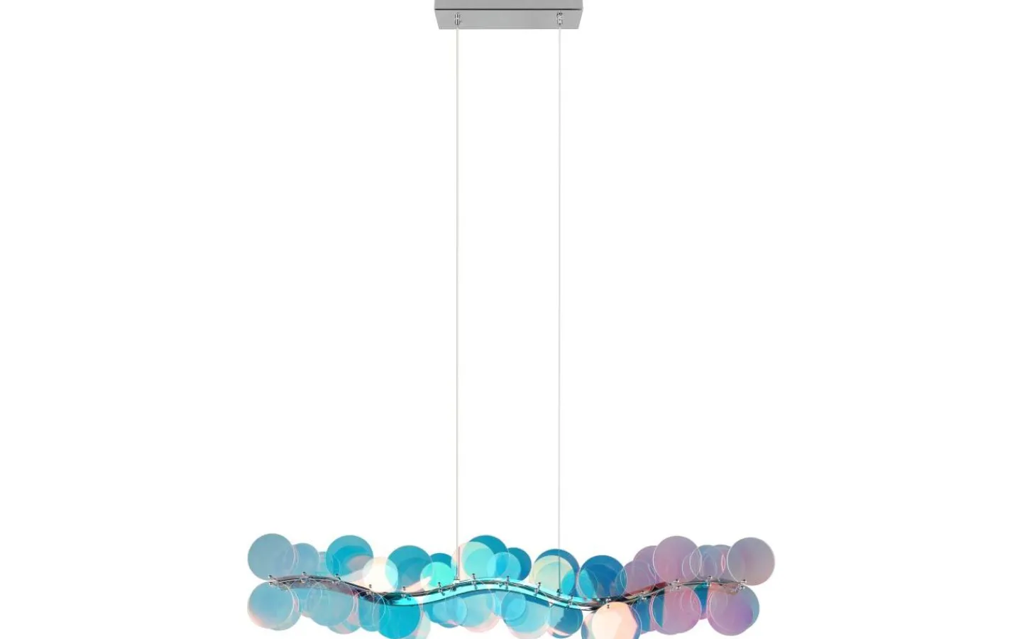 Avlånga Taklampor-Reality Pulse Taklampa LED i krom