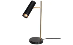 Sovrum|Skrivbordslampor-By Rydens Puls 1L Bordslampa 49cm Svart/Guld