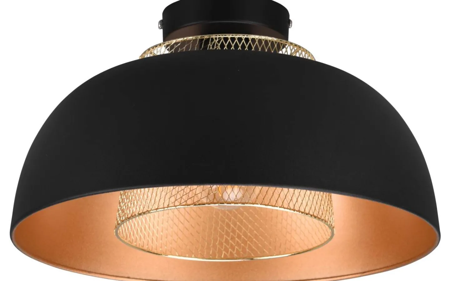Plafonder-Reality Punch Plafond E27 mattsvart