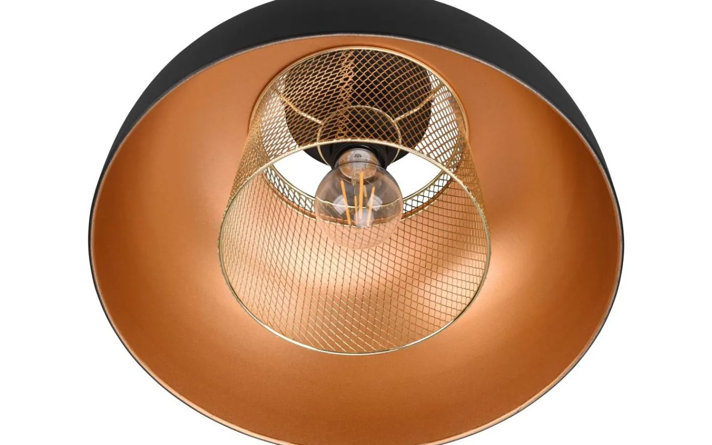 Plafonder-Reality Punch Plafond E27 mattsvart