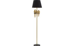 Golvlampor < Mauro Ferretti Punto Golvlampa Papegojor 164,5cm Guld/Svart