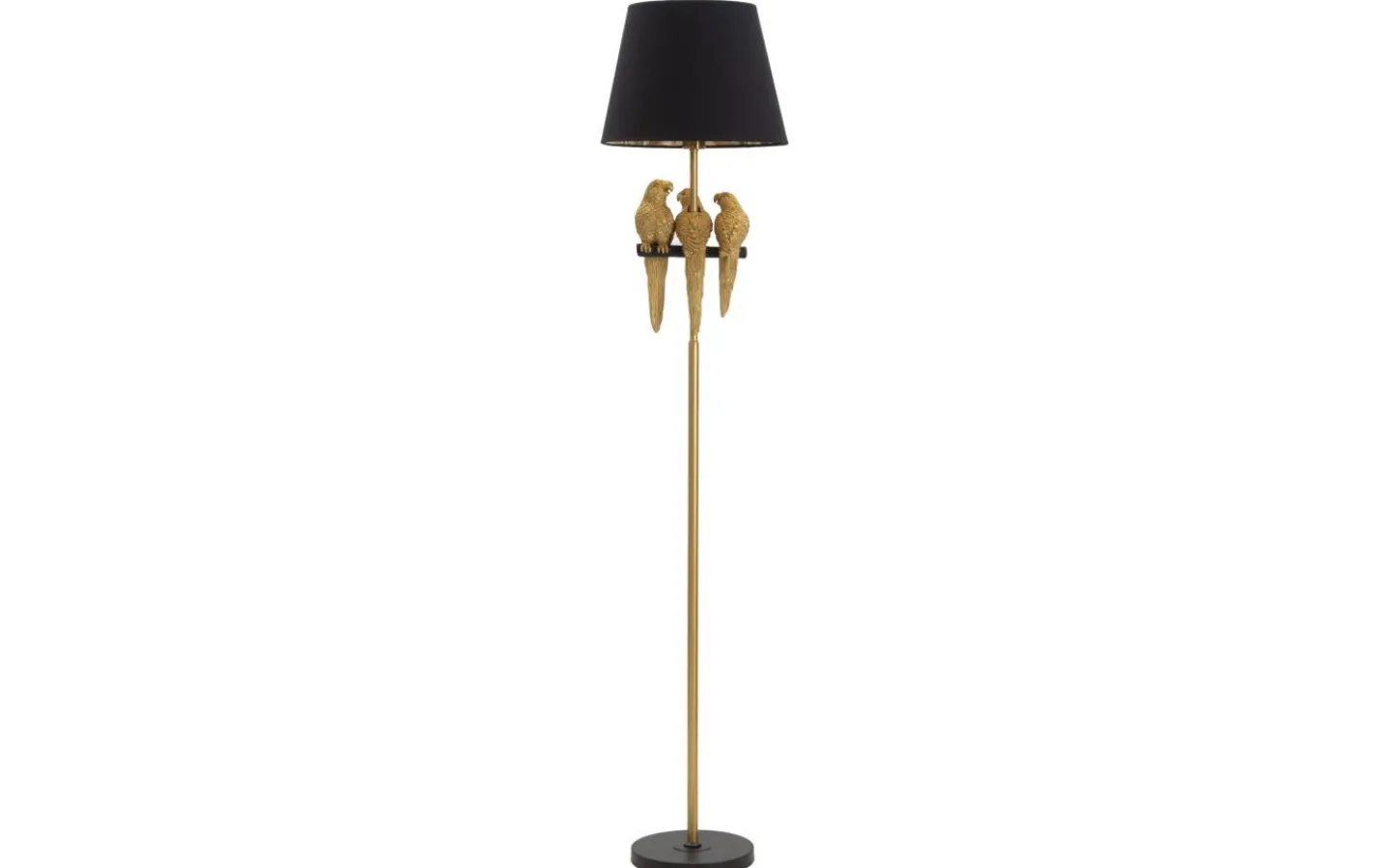 Golvlampor < Mauro Ferretti Punto Golvlampa Papegojor 164,5cm Guld/Svart