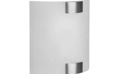 Lampetter-Trio Lighting Pura Vägglampa 20cm E27 borstat stål