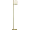 Golvlampor < Trio Lighting Pure Golvlampa E14 matt mässing
