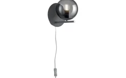 Lampetter-Trio Lighting Pure Vägglampa E14 antracit