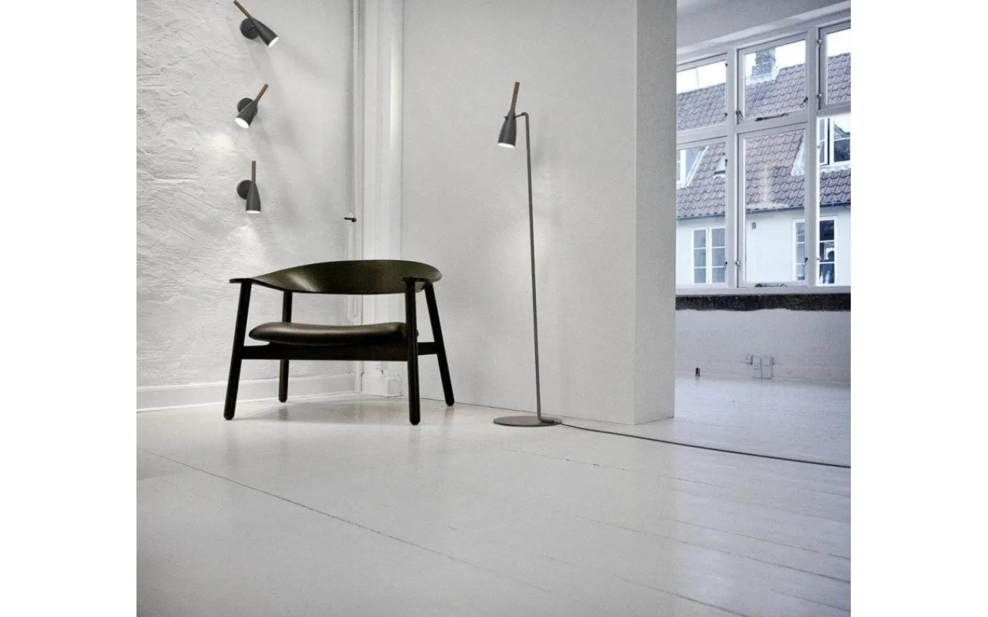 Sovrum|Läslampor < Design for the people Pure Vägglampa Grå