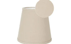 Enfärgade Runda Lampskärmar-PR Home Queen Lampskärm Ø10cm Franza Beige