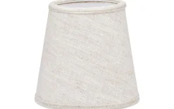 Enfärgade Runda Lampskärmar < PR Home Queen Lampskärm Ø12cm Lin Ljus Beige