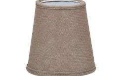 Enfärgade Runda Lampskärmar < PR Home Queen Lampskärm Ø10cm Lin Mocca