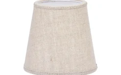Enfärgade Runda Lampskärmar < PR Home Queen Lampskärm Ø12cm Lin Natur