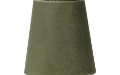 Enfärgade Runda Lampskärmar-PR Home Queen Lampskärm Ø12cm Sammet Grön
