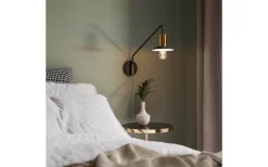 Läslampor < By Rydens Quinn Vägglampa 35cm Matt Svart